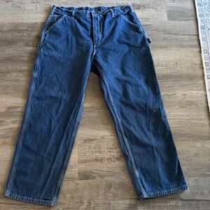 Carhartt Men’s Blue Carpenter Jeans 38 x 32